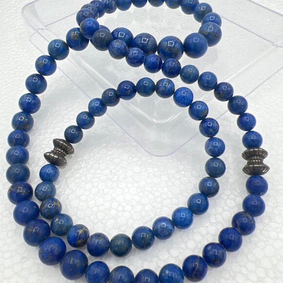 Jay King DTR Necklace Bracelet Lapis Lazuli Convertible Magnetic Clasp Mine Find - Picture 1 of 9